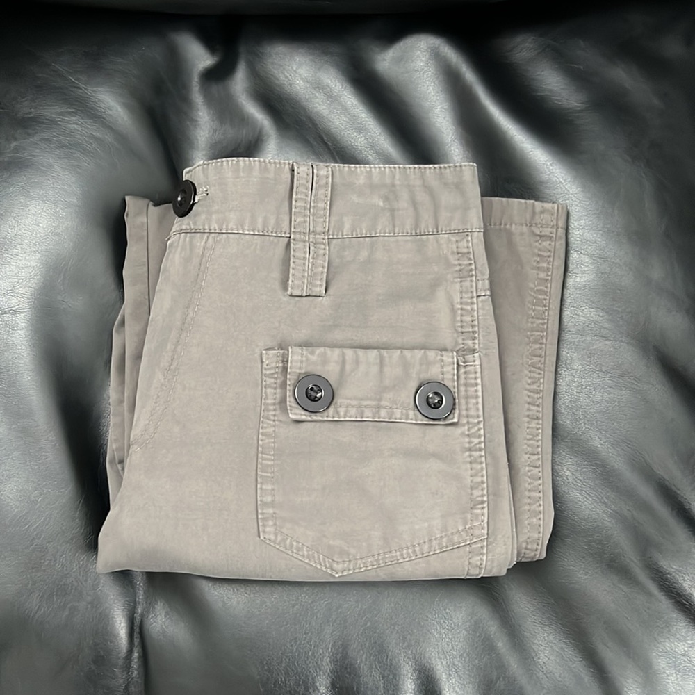 Grey Button Pants - Picture 4 of 4